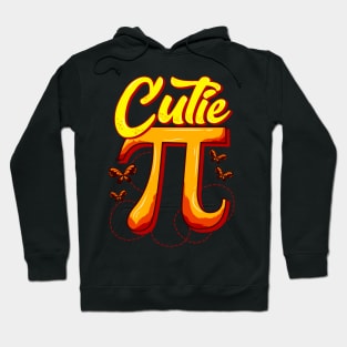 Cute & Funny Cutie Pi Math Pie Butterfly Math Pun Hoodie